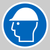 Hard hat symbol sign