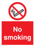 No Smoking Sign with No Smoking Symbol sign