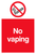 No vaping sign