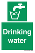 Drinking water sign