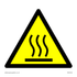 W017 Warning: Hot surface sign