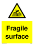 Fragile surface sign