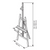 Retail Display Easel - Height Adjustable